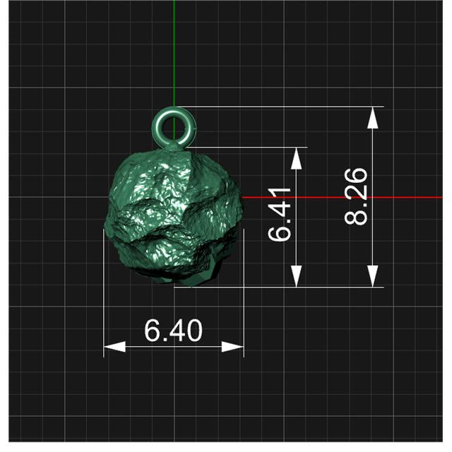 Gold Nugget 14k Gold Charm (Charm only)