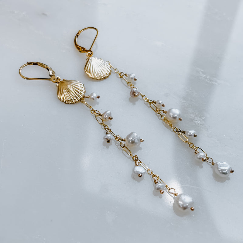 Pearl Beach Earrings