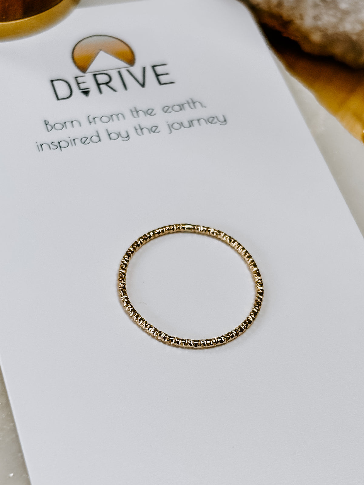 Solid 14k Gold Dainty Stacking Ring