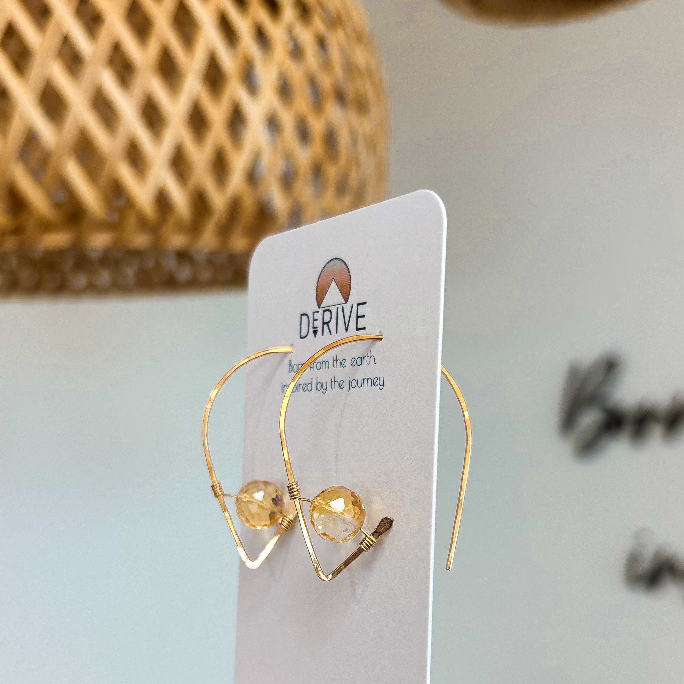 Citrine Ear Threaders – Derive Jewelry