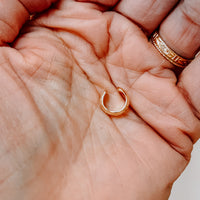Pattern Wire Ear Cuff in 14k gold fill — view 5