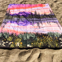 Summer Glow Puffy Outdoor Blanket