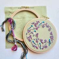 Birds & Blooms DIY Embroidery Kit