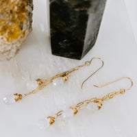 Moonstone Cascade Earrings
