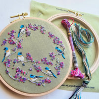 Birds & Blooms DIY Embroidery Kit