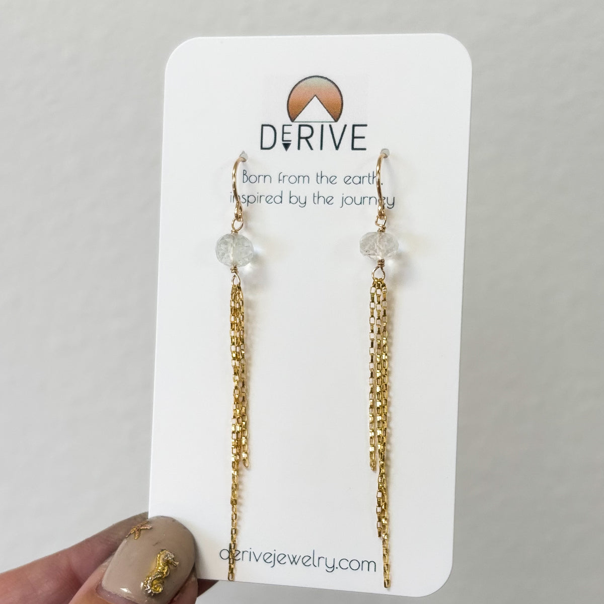 Topaz Fringe Earrings
