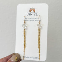 Topaz Fringe Earrings