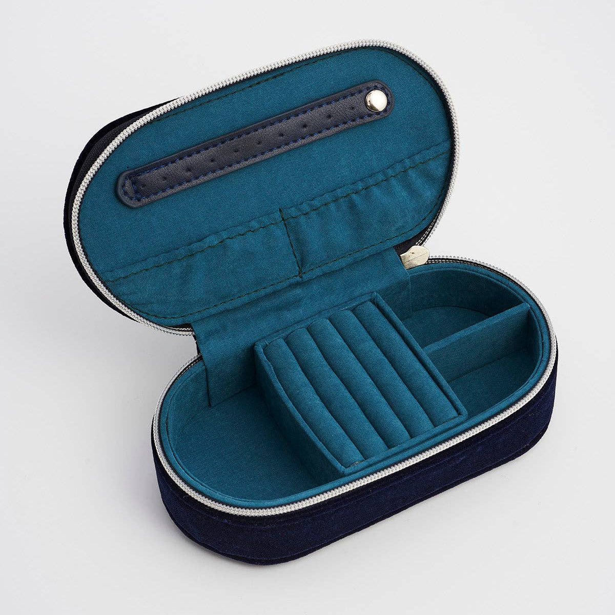 Night Sky Embroidered Oval Jewelry Box