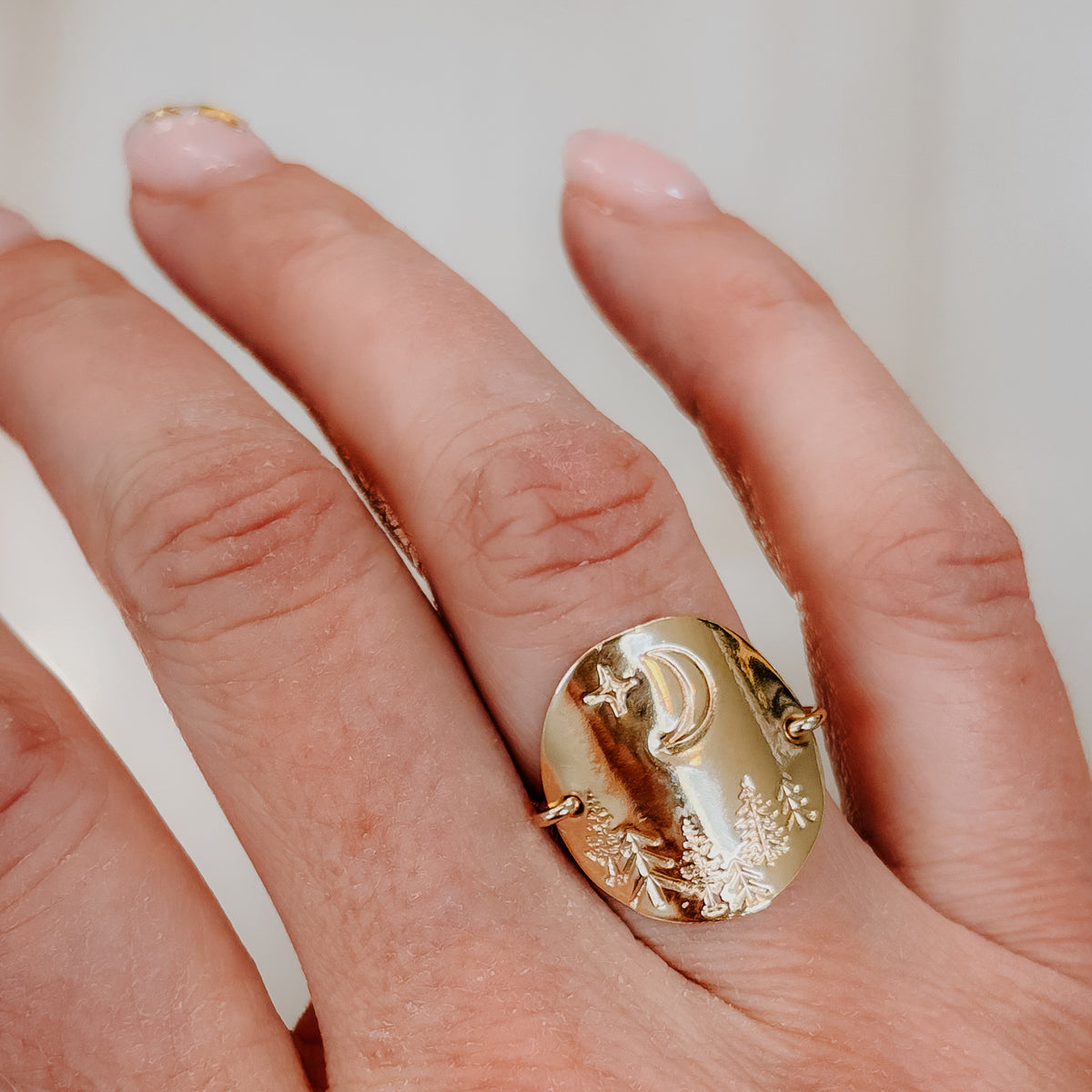 Into the Forest Shield Ring