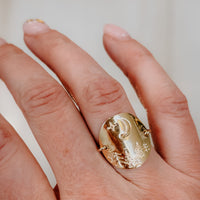 Into the Forest Shield Ring