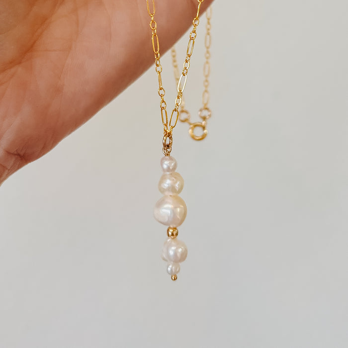 The Heirloom Pearl Drop Necklace