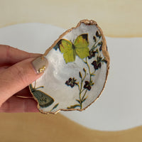 Wild Flowers Shell Jewelry Dish