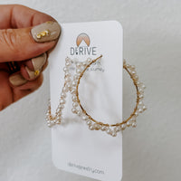 Forever Pearl Hoop Threaders