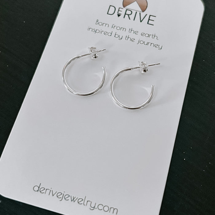 Post Hoop Earrings