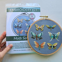 Moth DIY Embroidery Kit