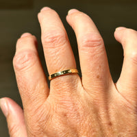 Dainty Celestial Ring in Solid 14k Gold