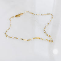 Paperclip Chain Anklet