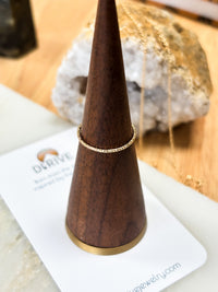 Solid 14k Gold Dainty Stacking Ring
