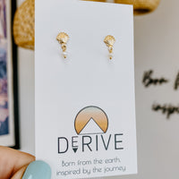 Ariel Sea Shell Stud Earrings