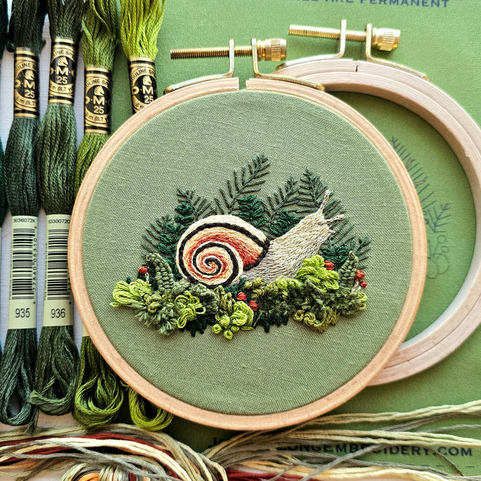 Forest Snail DIY Embroidery Kit