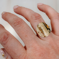 Into the Forest Shield Ring