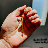 North Star 14k Gold Charm Necklace