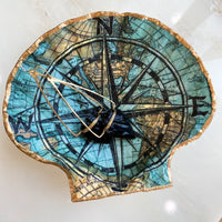 Large compass Shell ring dish