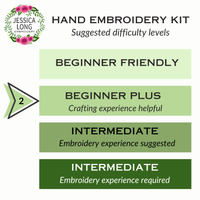 Bumblebee Bouquet Embroidery Kit