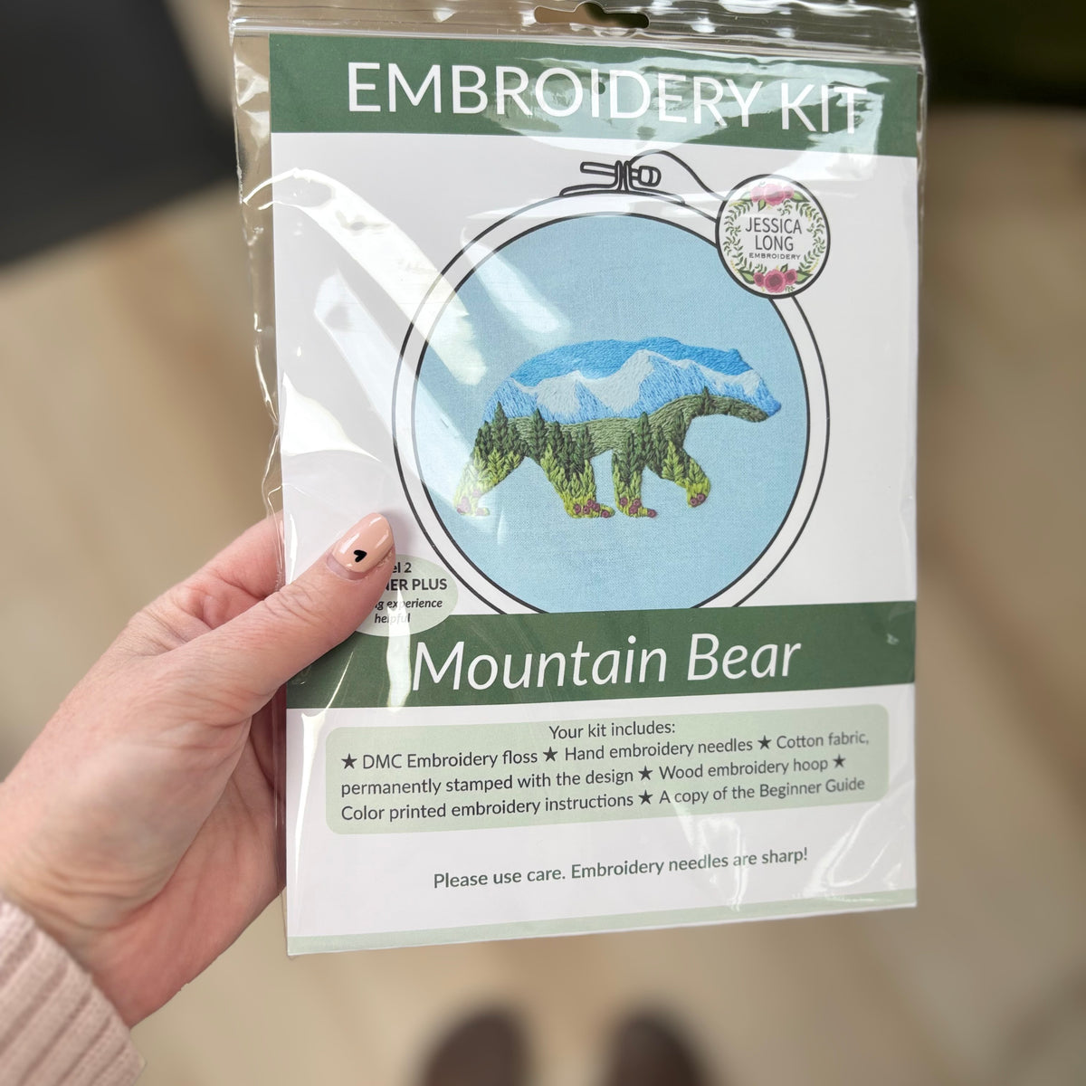 Mountain Bear DIY Embroidery Kit
