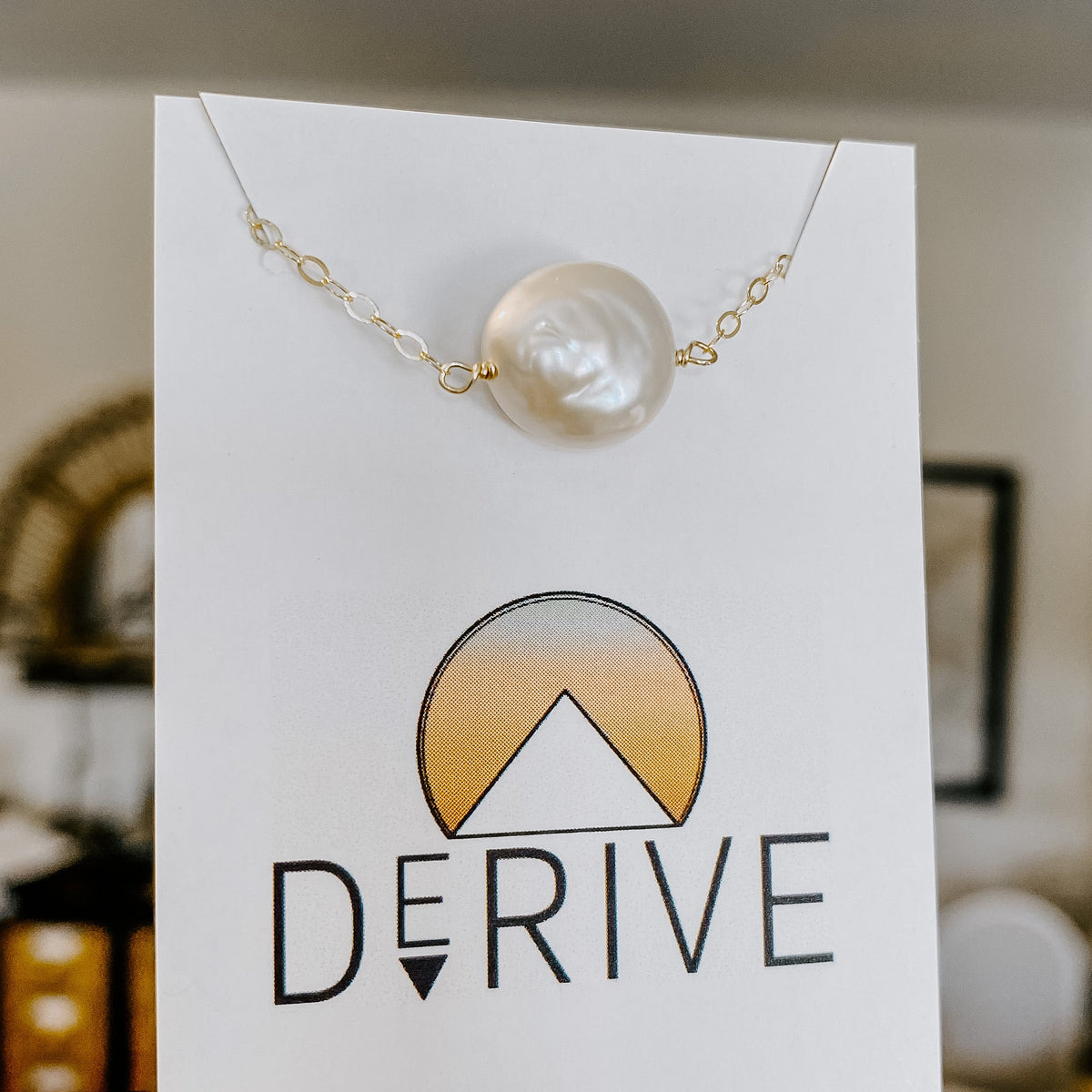 Freshwater Pearl Coin Necklace (WS)