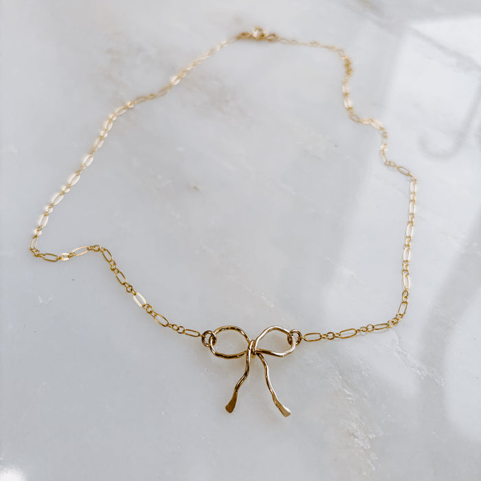 Bow Necklace