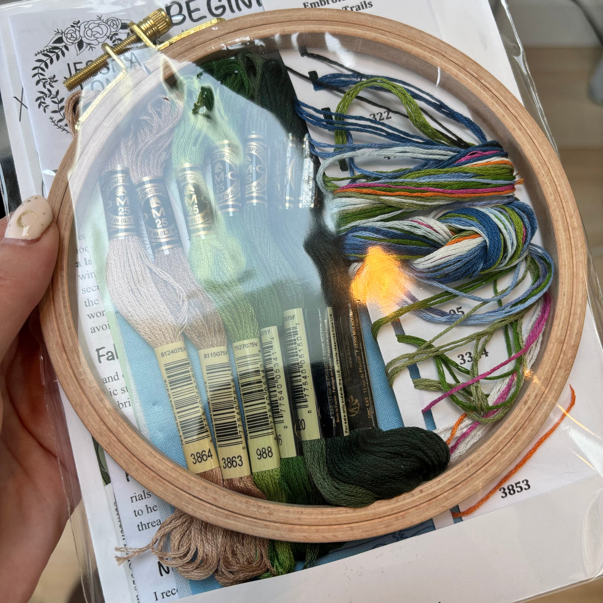 Happy Trails Landscape Embroidery Kit