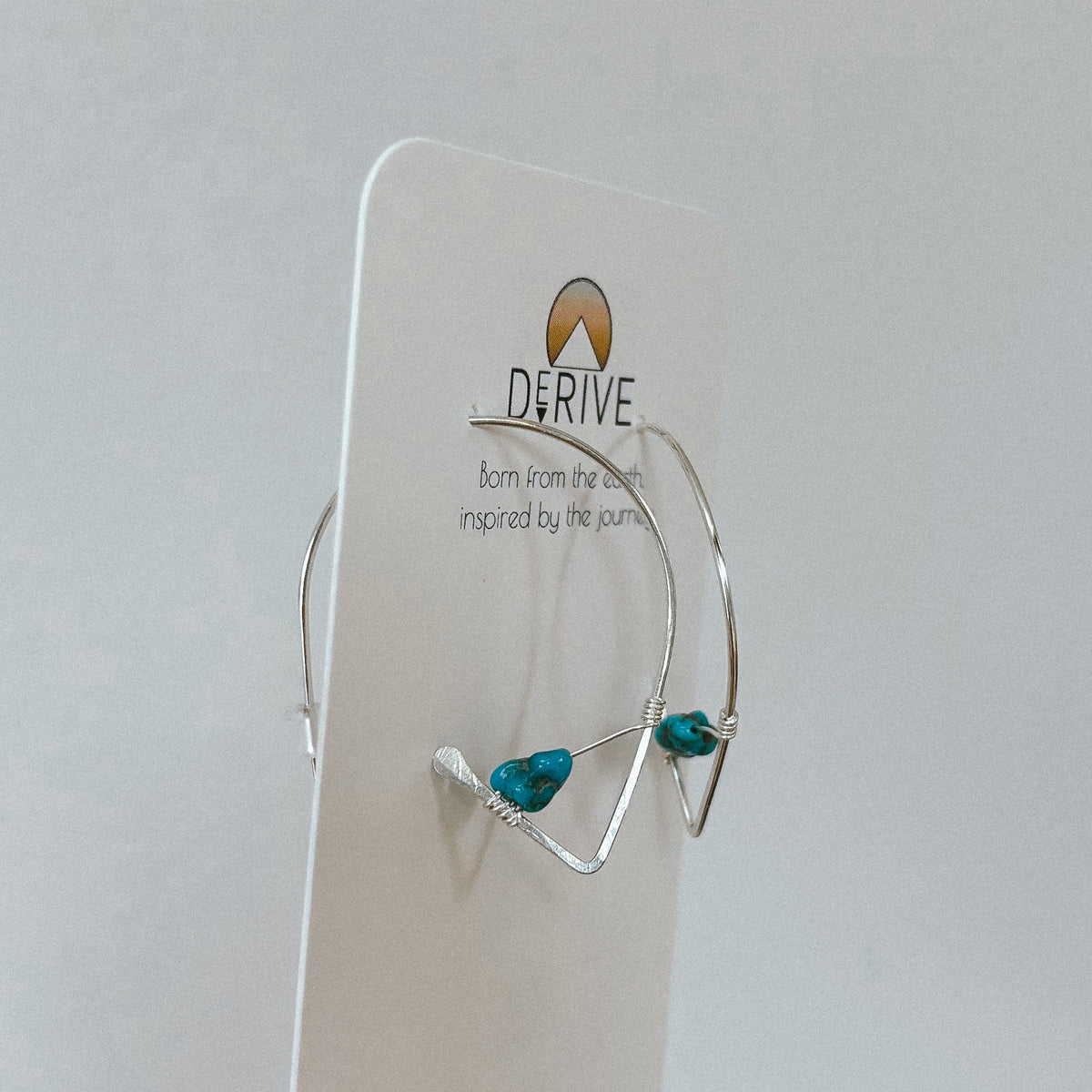 Kingman Turquoise Ear Threaders