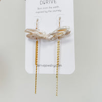 Pearl Fringe Earrings in sterling silver or 14k gold fill