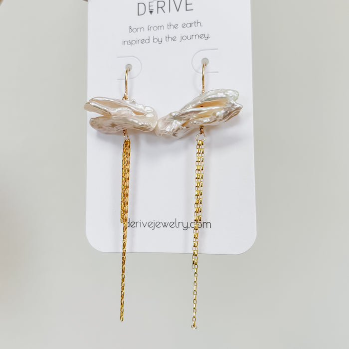 Pearl Fringe Earrings