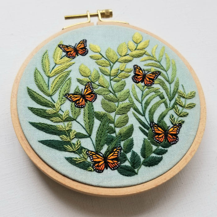 Butterfly Grove DIY Hand Embroidery Kit