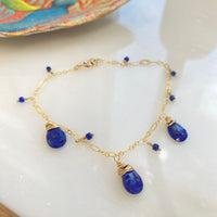 Lapis Bracelet 6.5”-7.5”