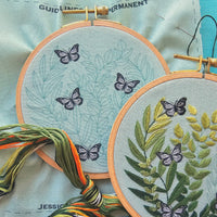 Butterfly Grove DIY Hand Embroidery Kit