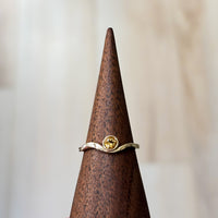 Current Ring with Citrine
