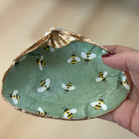 Trail of Bees Shell Jewelry Dish