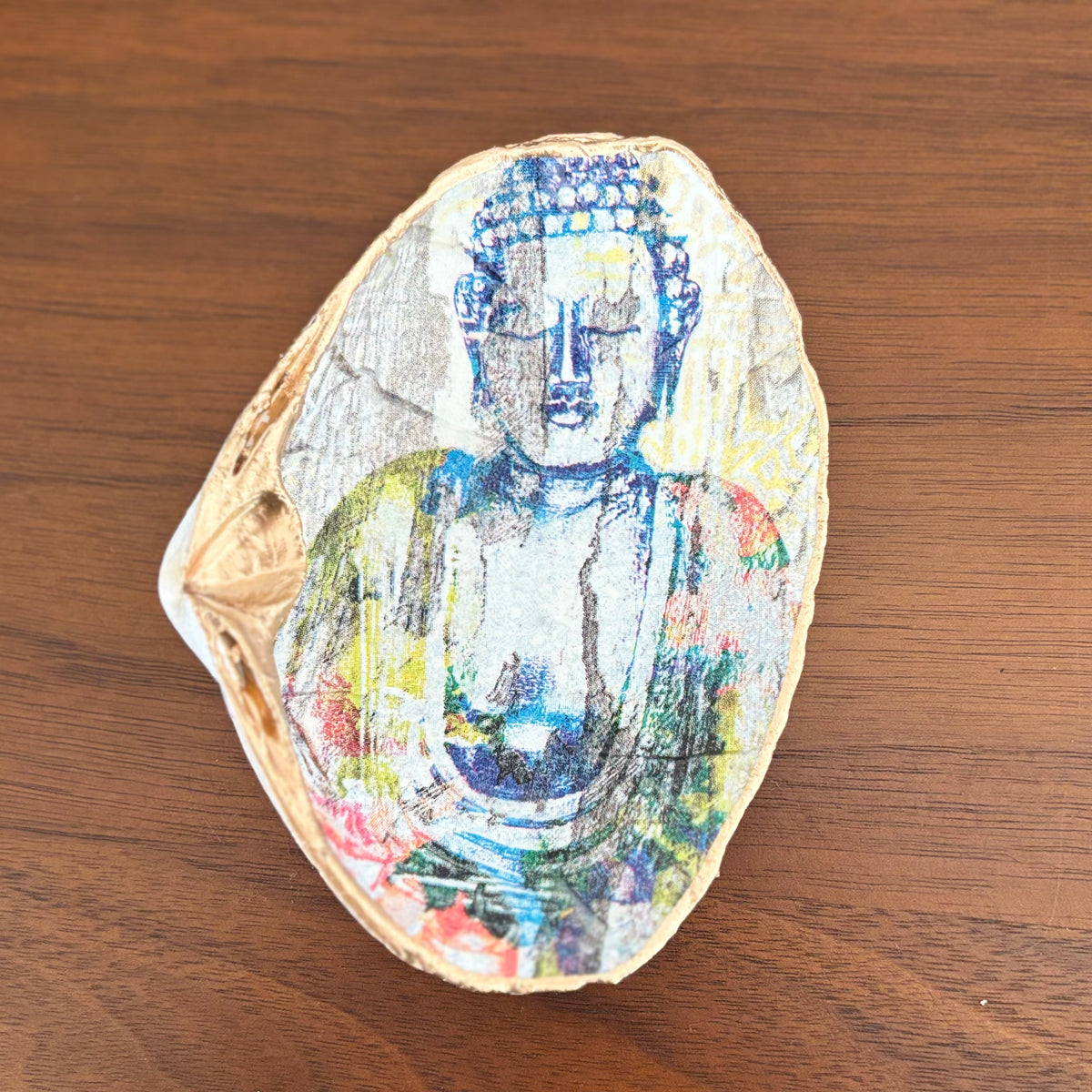 Vision of Buddha Shell Jewelry Dish