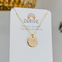 Hand Stamped Medium Coin Necklace