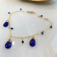 Lapis Bracelet 6.5”-7.5”