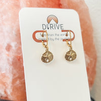 Beachcomers Small Sand Dollar Earrings