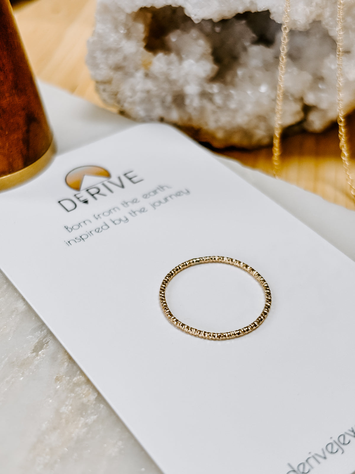 Solid 14k Gold Dainty Stacking Ring