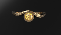 Current Ring with Citrine