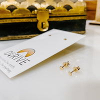 Tiny Dot Stud Earrings