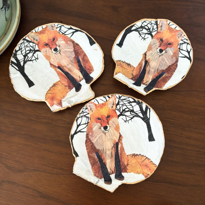 Fox Friend Shell Jewelry Dish