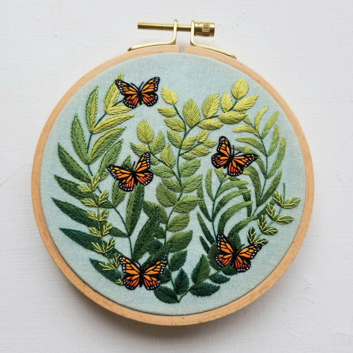 Butterfly Grove DIY Hand Embroidery Kit