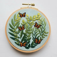 Butterfly Grove DIY Hand Embroidery Kit